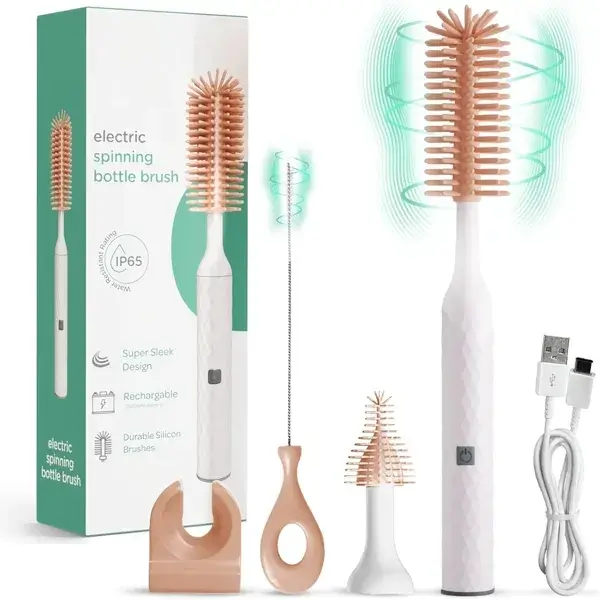 Electric Baby Bottle Cleaning Brush Set