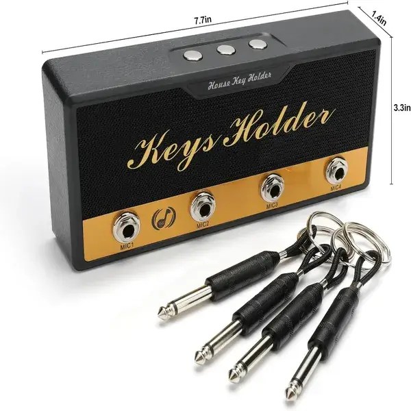 Guitar Amp Key Holder Wall Mount - Stylish and Durable Key Hanger