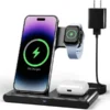 3-in-1 Wireless Charger for iPhone, Apple Watch, and AirPods